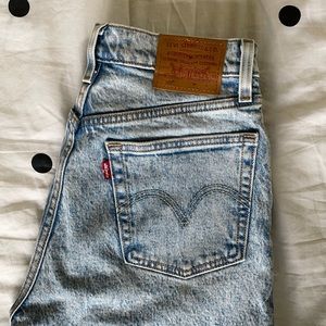 Levi’s 501 Straight Leg Acid Wash Jeans